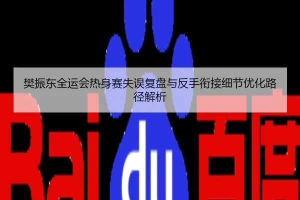 樊振东全运会热身赛失误复盘与反手衔接细节优化路径解析